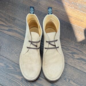 Todd Snyder Beige Suede Chukka Boots